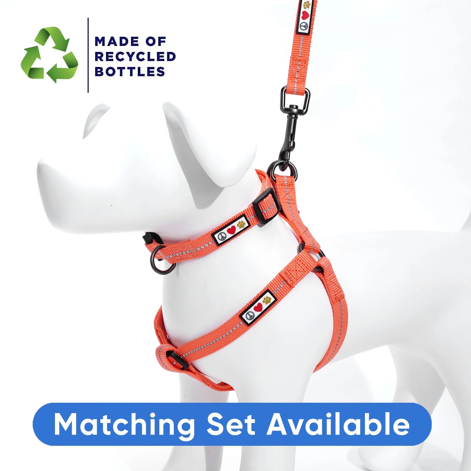 Dog Collar for Medium Dogs Training Puppy Collar with Solid - M - Blue
